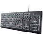 TECLADO PRIMO CON ILUMINACION NEGRO TRUST